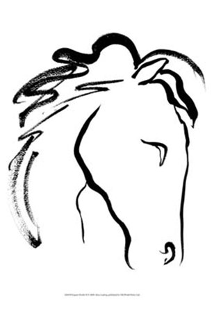 Equine Profile II by Alicia Ludwig art print