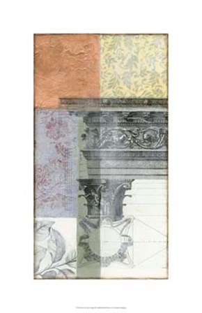 Neo Victorian Collage III by Jennifer Goldberger art print