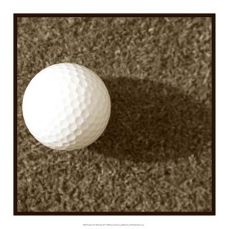 Sepia Golf Ball Study III by Jason Johnson art print
