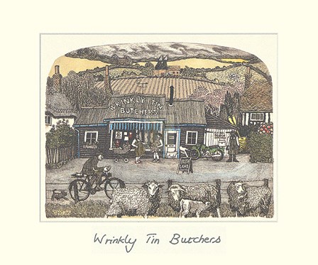 Wrinkly Tin Butchers by Chad Coleman art print