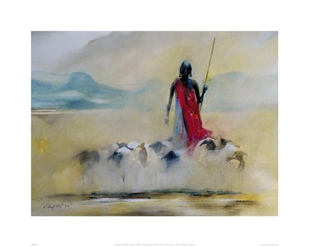 Suswa Sheep by Frances Simpson art print