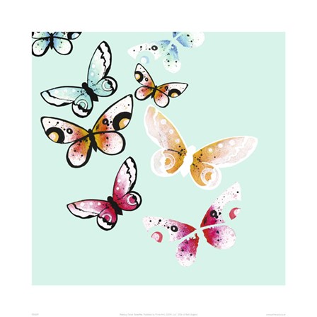 Butterflies by Rebecca Fierek art print