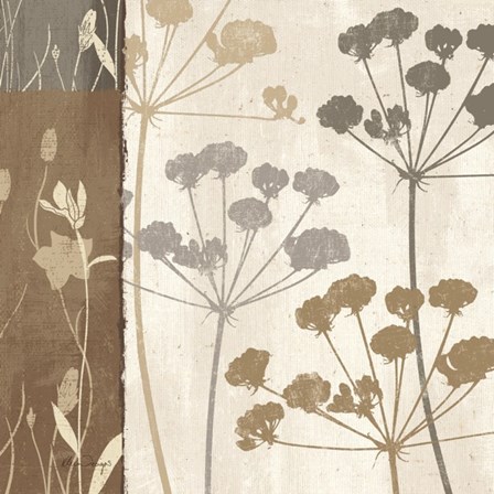Flowers &amp; Ferns I by Klein Design art print