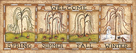 Seasonal Welcome by Mary Ann June art print