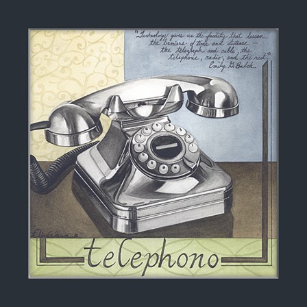 Telephono by Diane Weaver art print