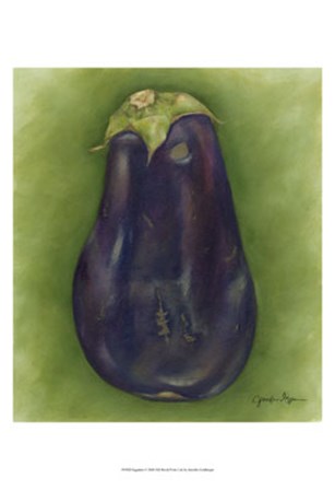 Eggplant by Jennifer Goldberger art print