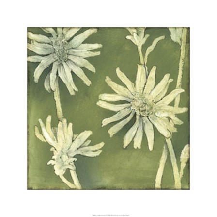 Verdigris Blossoms III by Megan Meagher art print