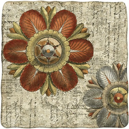 Vintage Rosette II by Vision Studio art print