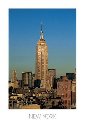Empire State Building, N.Y. by Kamran Shaukat art print