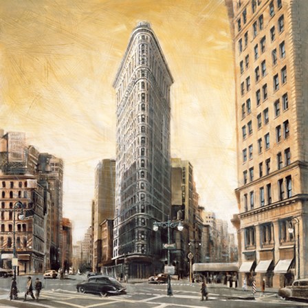 The Flatiron Building by Matthew Daniels art print