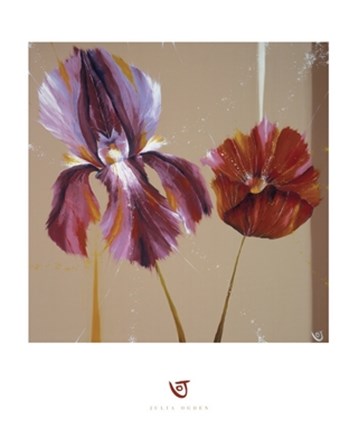 Movement Flowers by Julia Ogden art print