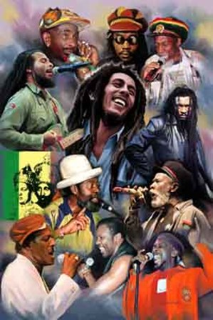 Rasta Rhythms by Wishum Gregory art print