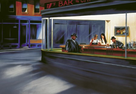 Hip Hop Caf? art print