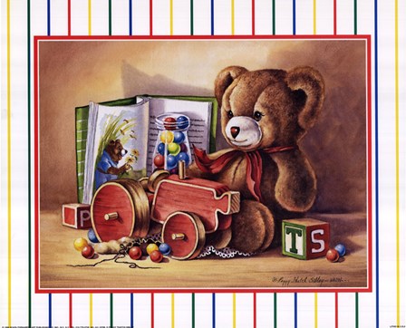 Child Toys II by Peggy Thatch Sibley art print