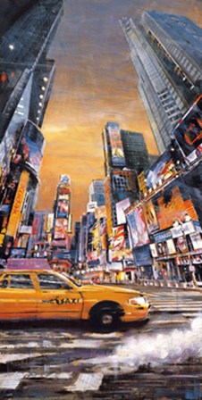 Times Square Perspective I by Matthew Daniels art print