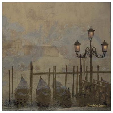 Mini Dawn and the Gondolas II by Terry Lawrence art print