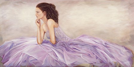 Donna in rosa by Andrea Bassetti art print