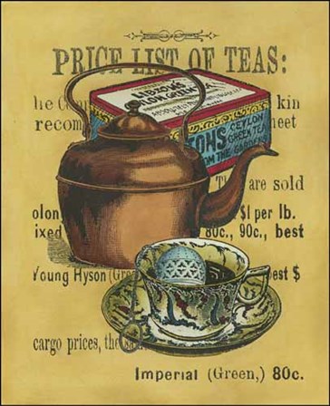 Small Tea Leaves (IP) art print