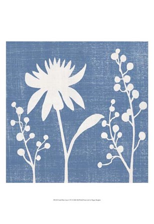 Small Blue Linen I (P) by Megan Meagher art print