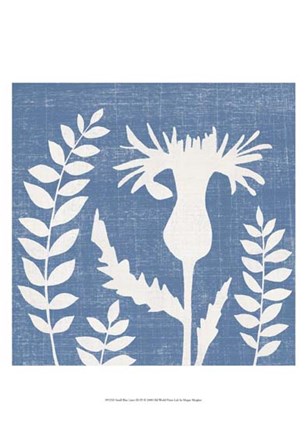 Small Blue Linen III (P) by Megan Meagher art print