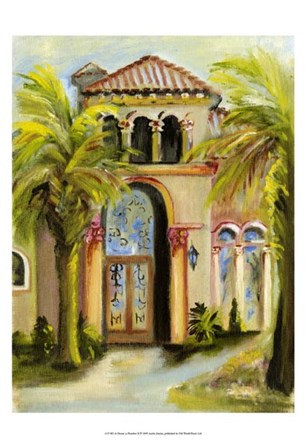 At Home in Paradise II by Anitta Martin art print