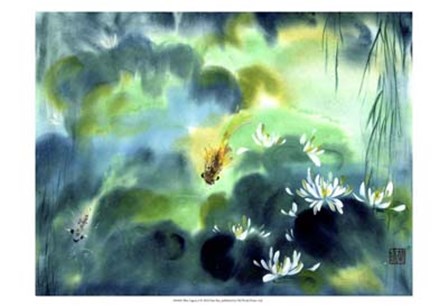 Blue Lagoon I by Nan Rae art print