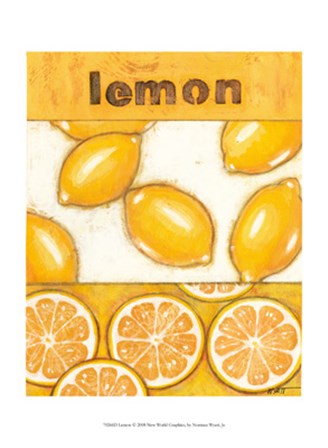 Lemon by Norman Wyatt Jr. art print