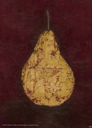 Gold Pear by Norman Wyatt Jr. art print