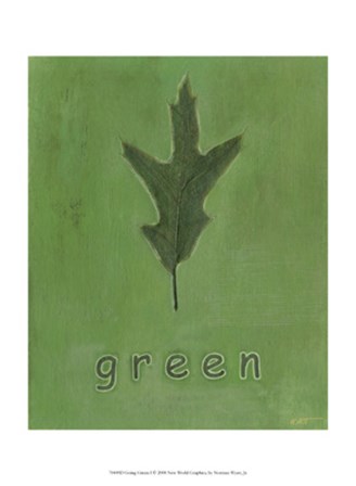 Going Green I by Norman Wyatt Jr. art print