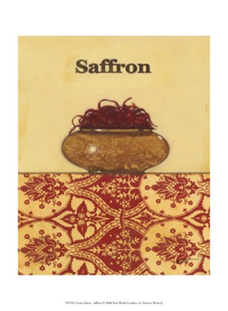 Exotic Spices - Saffron by Norman Wyatt Jr. art print