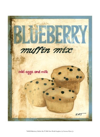 Blueberry Muffin Mix by Norman Wyatt Jr. art print