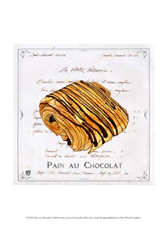 Pain au Chocolat by Ginny Joyner art print