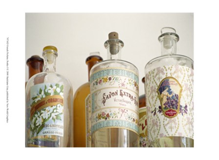 French Perfume Bottles I by Madelaine Gray art print