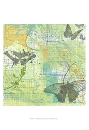 Butterflies II by Jan Weiss art print