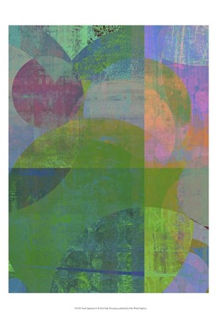 Pastel Quadrants II by Ricki Mountain art print
