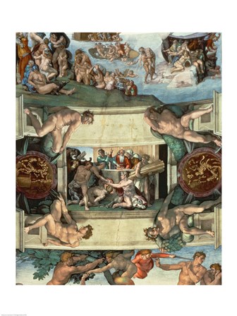 Sistine Chapel Ceiling (1508-12): The Sacrifice of Noah, 1508-10
