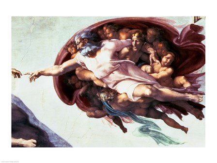 Sistine Chapel Ceiling: Creation of Adam, 1510
