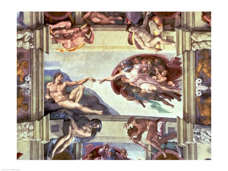 Sistine Chapel Ceiling: Creation of Adam, 1510
Sistine Chapel Ceiling: Creation of Adam, 1510