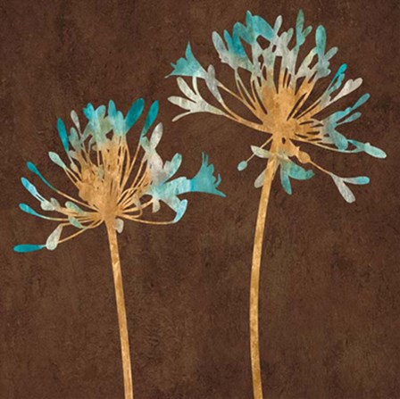 Teal Bloom II by Erin Lange art print