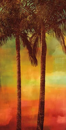 Sunset Palms II by John Seba art print