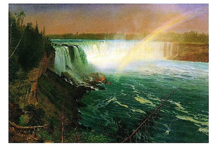 Niagara Falls by Albert Bierstadt art print