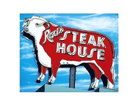 Rod&#39;s Steakhouse by Anthony Ross art print