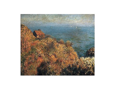 Fishermans lodge at Varengeville by Claude Monet art print