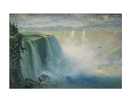 Blue Niagara, 1884 by George Inness art print