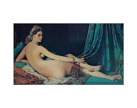 The Grand Odalisque, 1814 by Jean-Auguste-Dominique Ingres art print