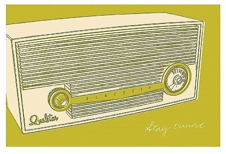 Lunastrella Radio by John W. Golden art print