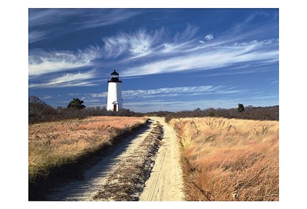 Cape Poge Lighthouse by Paul Rezendes art print