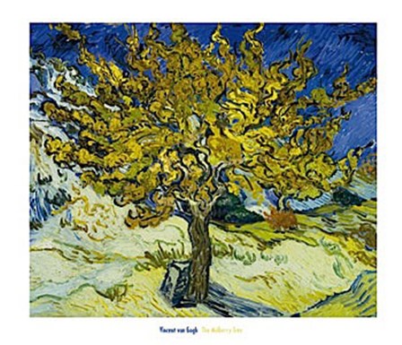 The Mulberry Tree, 1889 by Vincent Van Gogh art print