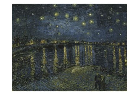 Starry Night Over the Rhone by Vincent Van Gogh art print