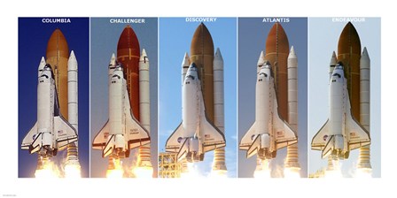Shuttle Profiles art print